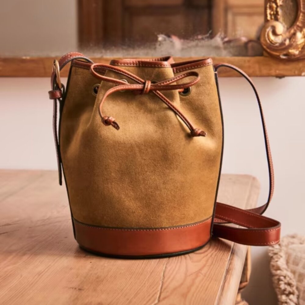 Sézane NWT Farrow Mini Bag in Multi Taupe